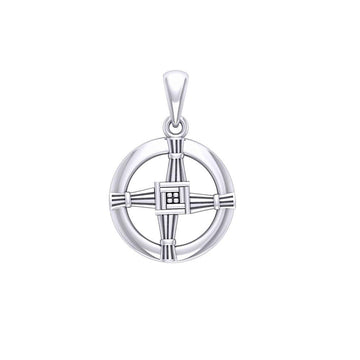 Saint Brigids Cross Silver Pendant TPD5882 - Jewelry